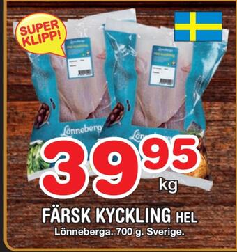 Nya Pulsen Färsk kyckling hel erbjuda