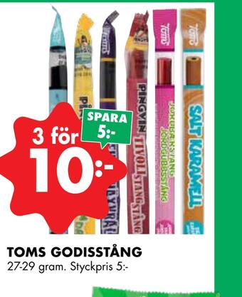 ÖoB Toms godisstång erbjuda