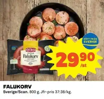 Coop Sverige/Scan Falukorv 800g erbjuda