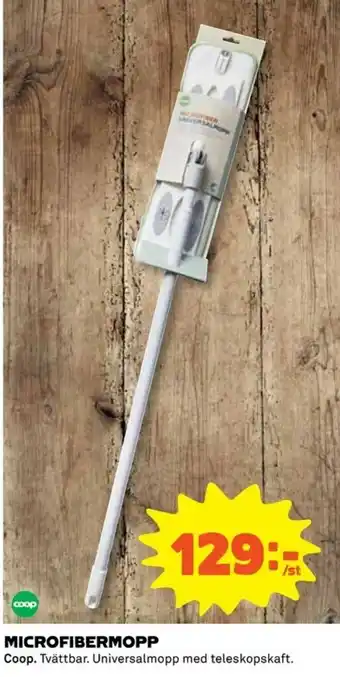 Coop Coop Microfibermopp erbjuda