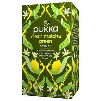 Apotek Hjärtat Pukka örtte clean matcha green 20-pack erbjuda