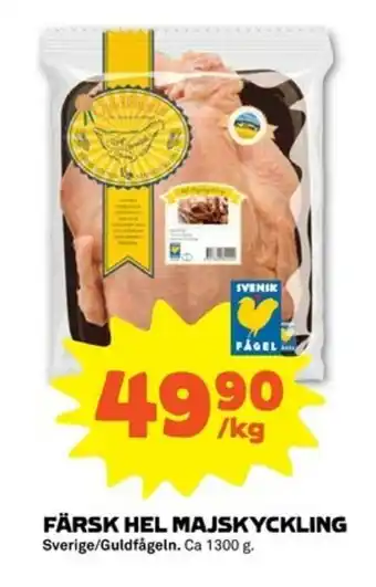 Stora Coop Färsk Hel Majskyckling 1300g erbjuda