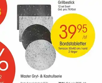 Bordstabletter