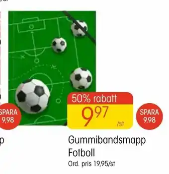 EKO Gummibandsmapp Fotboll erbjuda