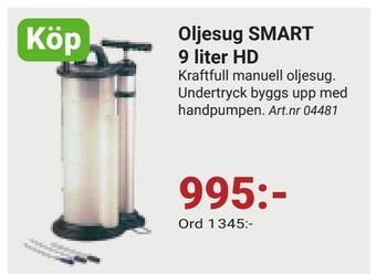 Erlandsons Brygga Oljesug smart 9 liter hd erbjuda
