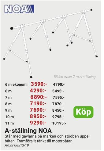 Erlandsons Brygga A-ställning noa erbjuda
