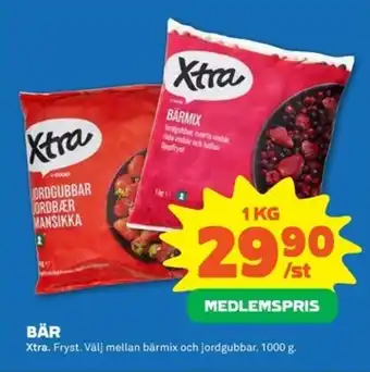 Stora Coop Xtra Bär 1kg erbjuda