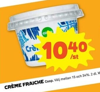 Stora Coop Coop Crème Fraiche erbjuda