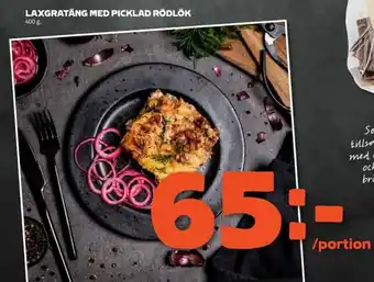 Laxgratäng Med Picklad Rödlök 400g