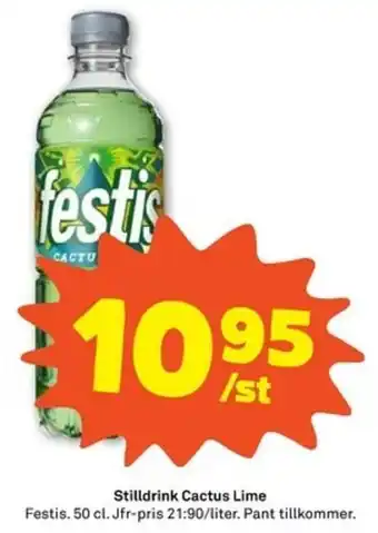 Festis Stilldrink Cactus Lime 50cl