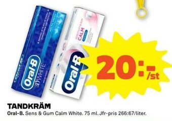 Oral-B tandkräm 75ml