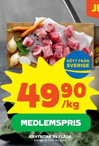 Stora Coop Grytbitar Av Fläsk erbjuda