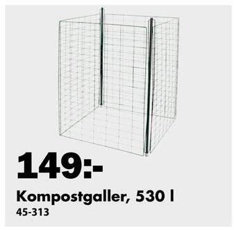 Biltema Kompostgaller erbjuda