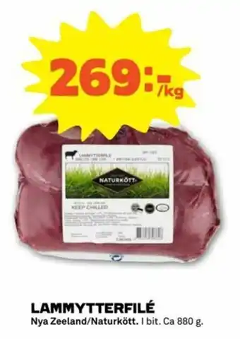 Stora Coop Nya Zeeland/Naturkött Lammytterfilé 880g erbjuda
