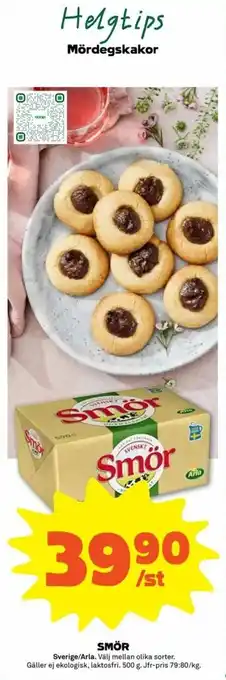 Stora Coop Arla Smör 500g erbjuda