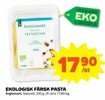 Stora Coop Änglamark Ekologisk Färsk Pasta 250g erbjuda