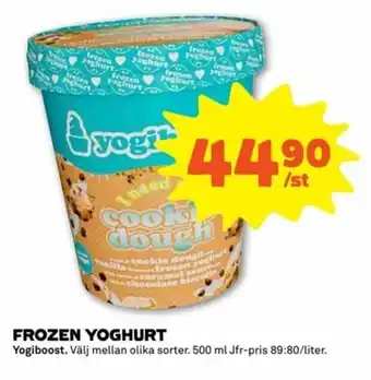 Yogiboost Frozen Yoghurt 500ml