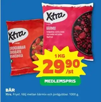 Stora Coop Xtra Bär 1000g erbjuda