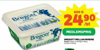 Stora Coop Bregott Mellan/Mindre 600g erbjuda