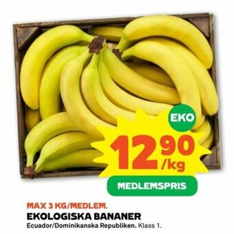 Stora Coop Ekologiska Bananer erbjuda