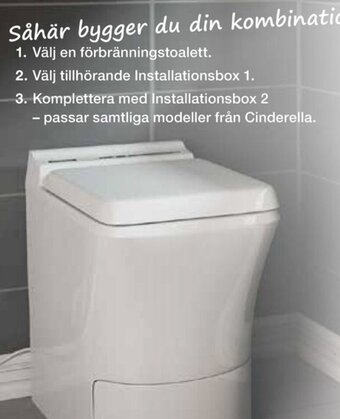 Bauhaus FÖRBRÄNNINGSTOALETT CINDERELLA COMFORT erbjuda