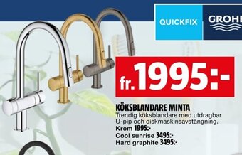 Bauhaus KÖKSBLANDARE MINTA erbjuda