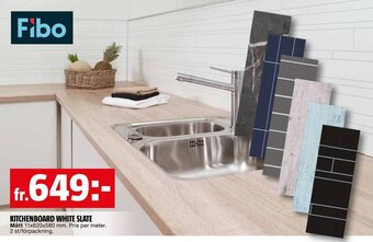 Bauhaus KITCHENBOARD WHITE SLATE erbjuda