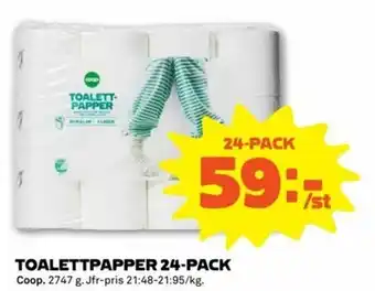 Stora Coop Coop Toalettpapper 24-pack erbjuda