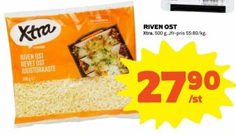Coop Extra Xtra Riven Ost 500g erbjuda
