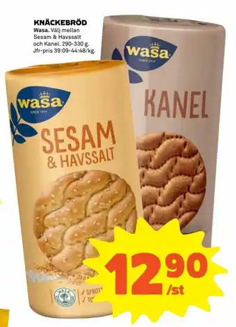 Coop Extra Wasa Knäckebröd 290-330g erbjuda