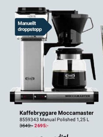 Office Depot Kaffebryggare Moccamaster erbjuda