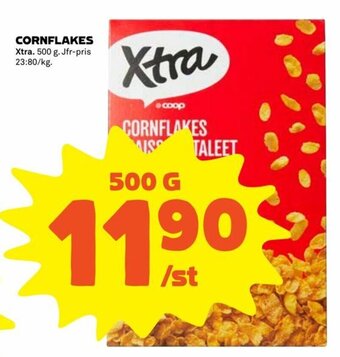 Coop Extra Xtra Cornflakes 500g erbjuda