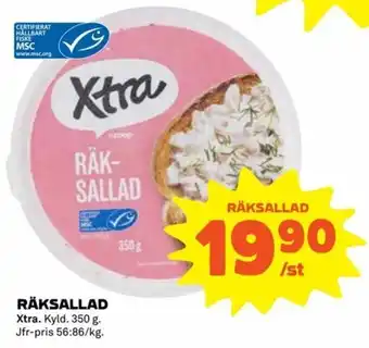 Coop Extra Xtra Räksallad 350g erbjuda