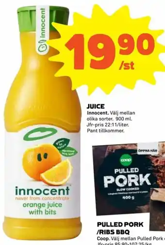Innocent Juice 900ml