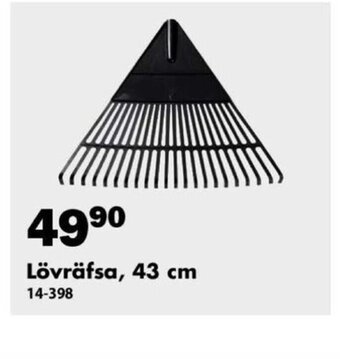 Biltema Lövräfsa, 43 cm erbjuda