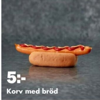 Biltema Korv med bröd erbjuda