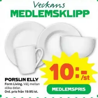 Form Living Porslin Elly