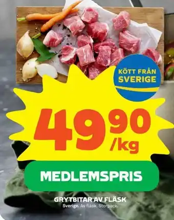 Coop Forum Sverige Grytbitar Av Fläsk erbjuda