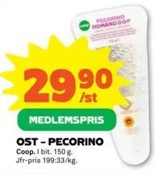 Coop Forum Coop Ost - Pecorino 150g erbjuda