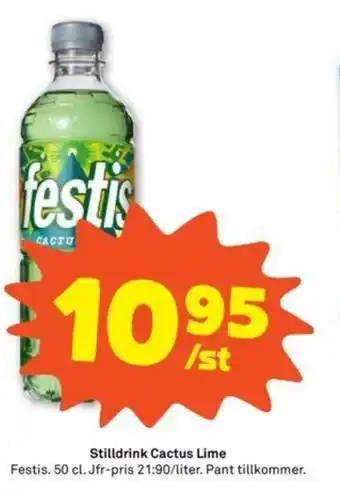 Coop Forum Festis Stilldrink Cactus Lime 50cl erbjuda