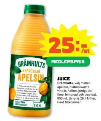 Coop Forum Brämhults Juice 850ml erbjuda