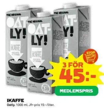 Oatly Ikaffe 1000ml