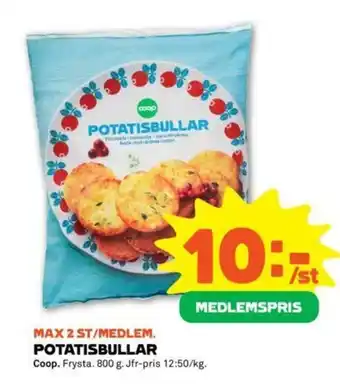 Coop Potatisbullar 800g