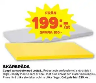 Coop Forum Coop Skärbräda erbjuda