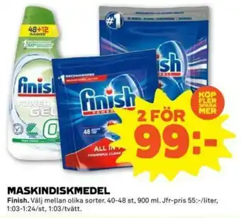 Finish Maskindiskmedel 900ml