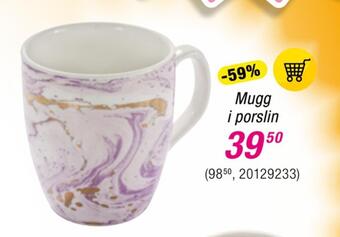 Mugg i porslin