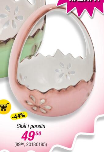 Guldfynd Skål i porslin erbjuda