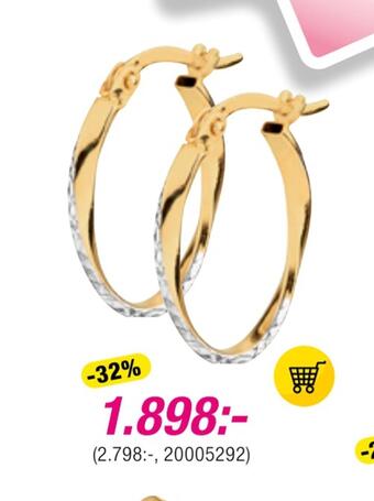 Guldfynd Örhängen i 18k guld erbjuda