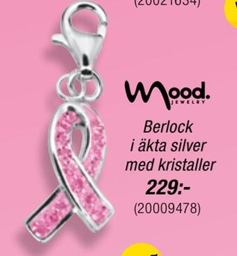 Guldfynd Berlock i äkta silver med kristaller erbjuda