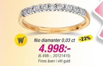 Guldfynd Ringar i 18k guld erbjuda